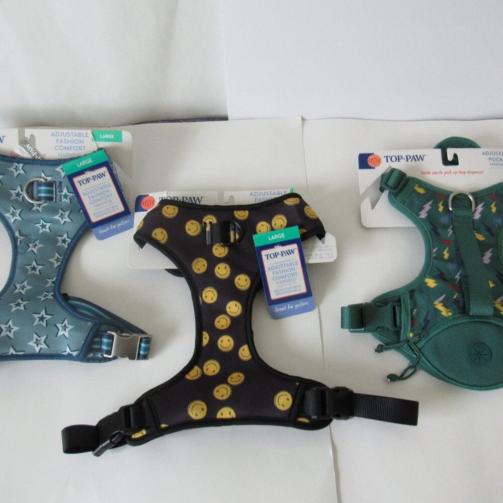 NEW TOP PAW DOG HARNESSES SIZE LARGE